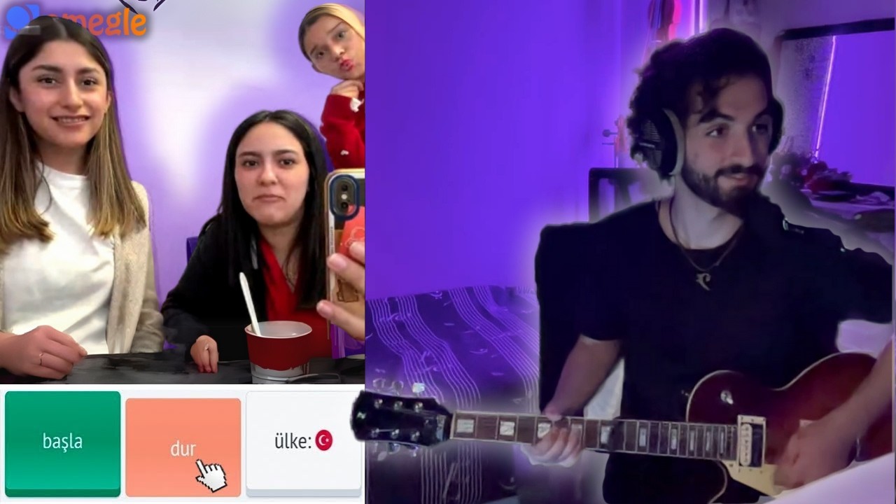 OMEGLE'de GİTAR çaldığınızda... TEPKİLER!!! #17