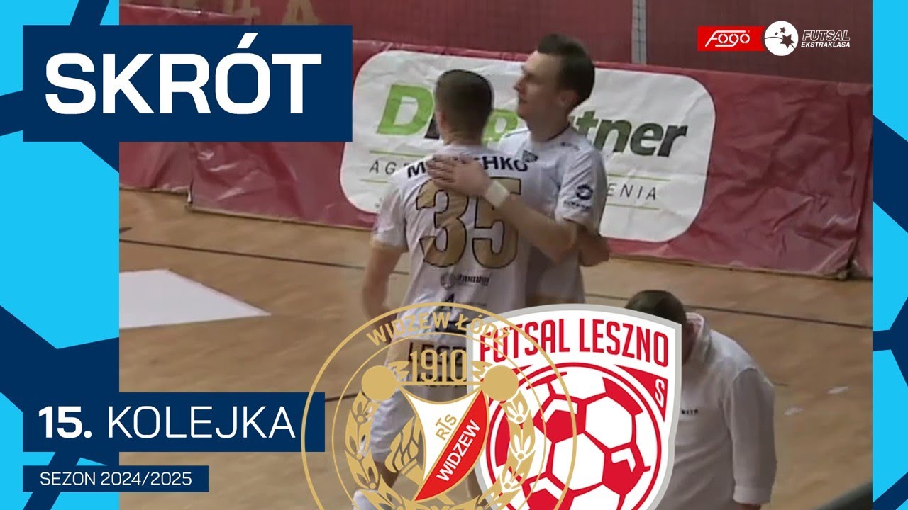 Widzew Łódź - GI Malepszy Arth Soft 3:4 | SKRÓT | 15. kolejka (2024/25)