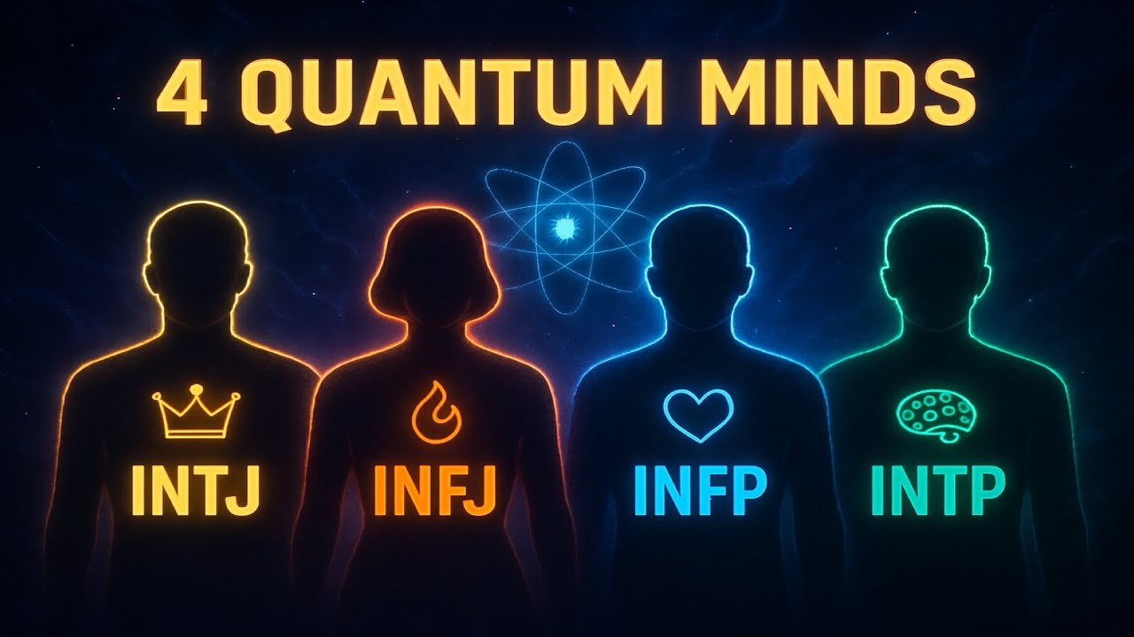 The 4 Quantum Minds (INTJ, INFJ, INFP, INTP)