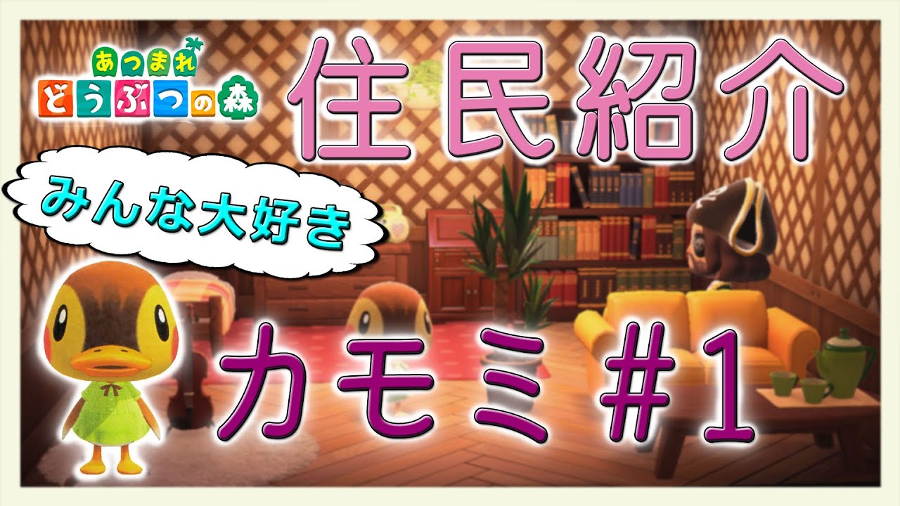 あつ森住民紹介　カモミ＃1　New Horizons Molly
