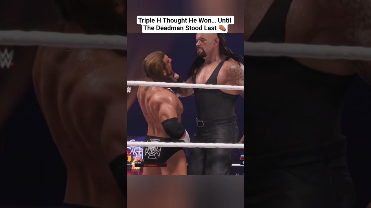 Triple H vs Undertaker Kane Rikisi Knock out elimination match ⚰️ 