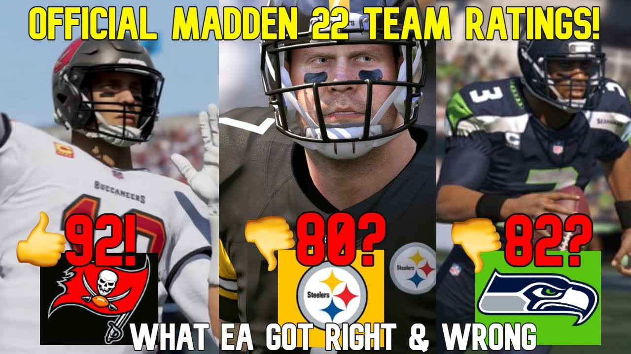 Official Madden 22 Team Ratings & Reaction to All 32 NFL Teams! What EA Got 👍Right & Wrong👎