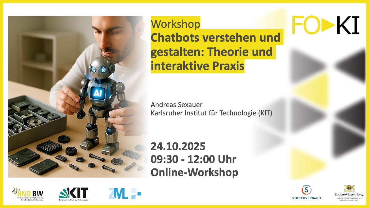 Chatbots verstehen und gestalten: Theorie und interaktive Praxis
