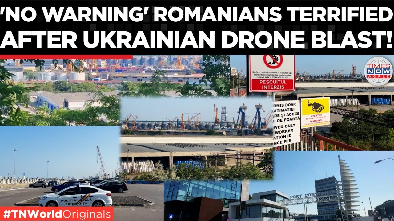 PANIC IN ROMANIA: Constanta Residents Recall Ukrainian Drone Blast, Demand Answers From Authorities!