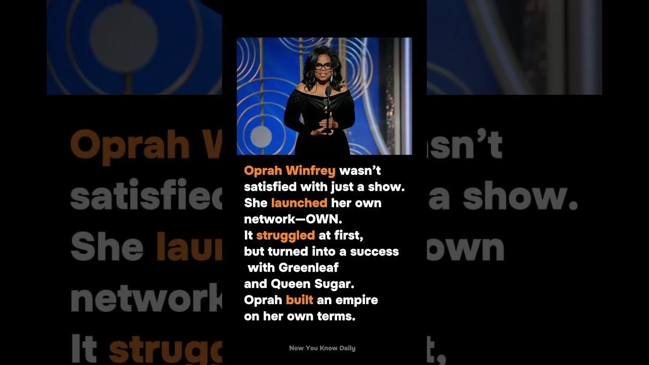 OPRAH WINFREY BOUGHT HER OWN TV STATION