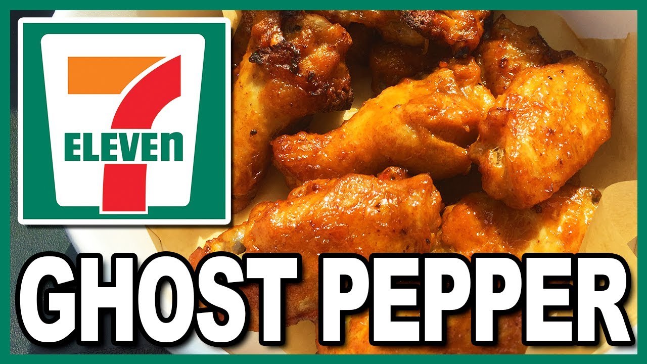 🔥 HOTTEST FAST FOOD EVER!!!🔥  7-Eleven Ghost Pepper Wings