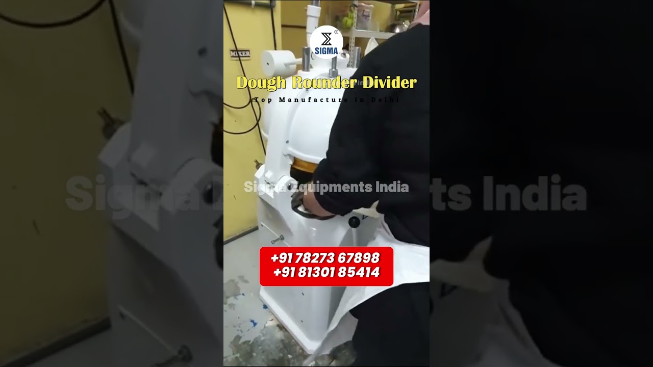 Dough Rounder Divider | Bakery Equipment for Perfect Dough Balls | Sigma Equipmentsडो राउंडर