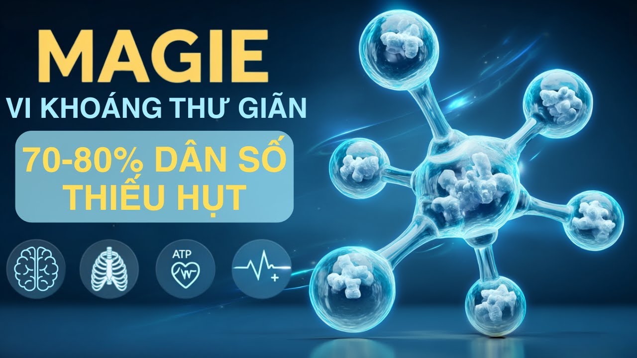 Magie: Khoáng Chất QUAN TRỌNG NHẤT Mà 80% Người Việt Đang Bị Thiếu | Dấu Hiệu & Cách Bổ Sung