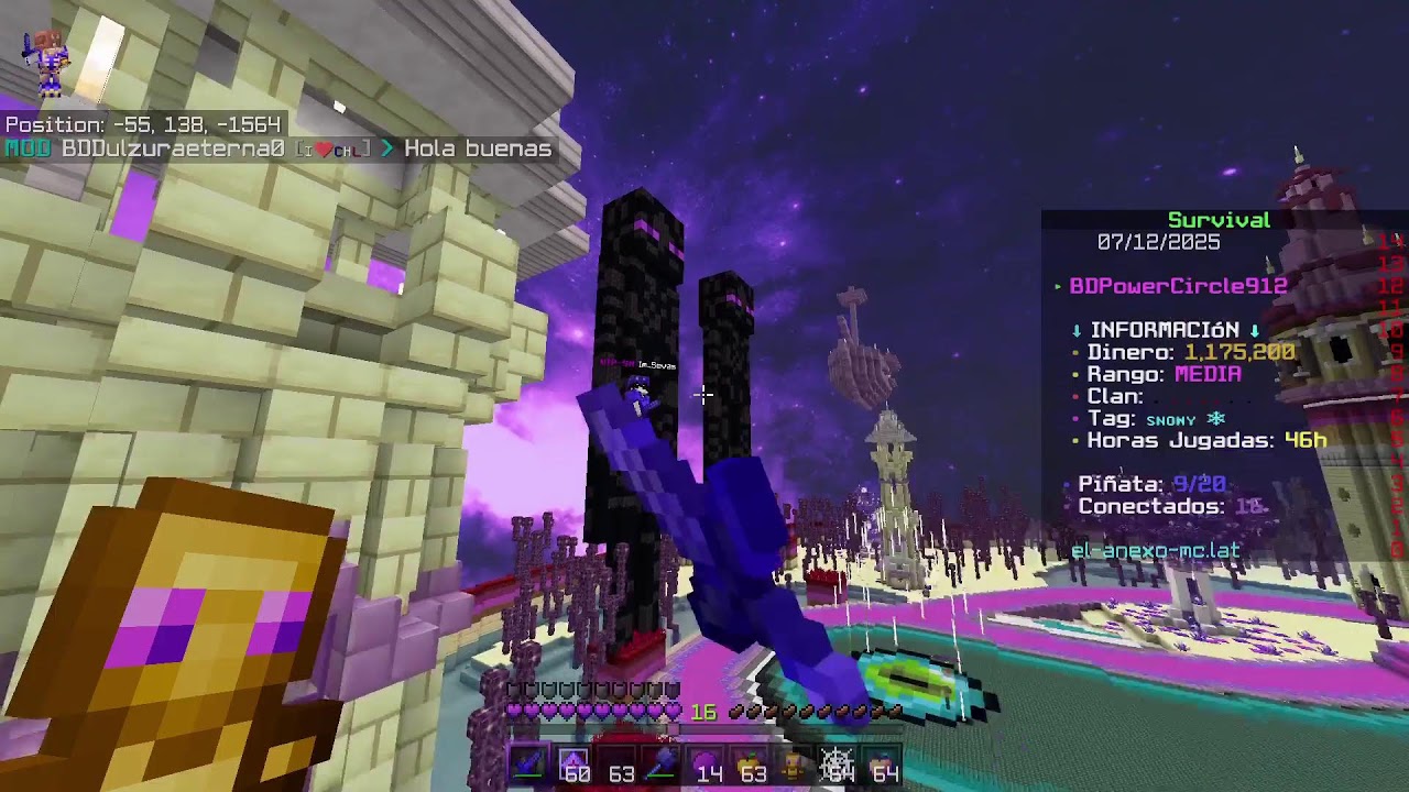 JUGANDO MINECRAFT BEDROCK 1.21.124 CON SUBS EN VIVO 2025