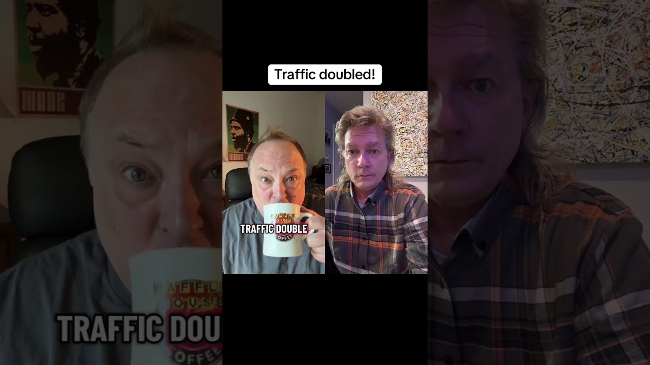 Traffic doubled! #duet #grindr #charliekirk #memorial #app #maga #closet #DL #downlow #men #hmm