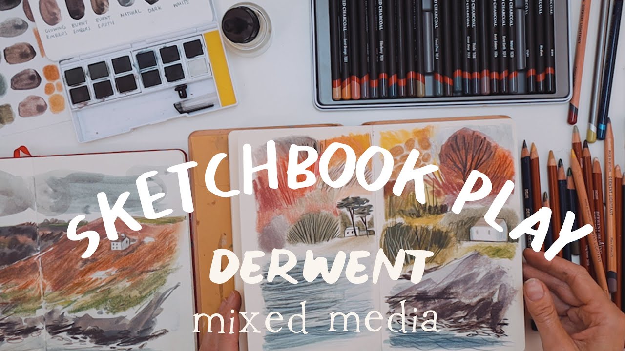 How I combine mixed media using a range of drawing materials
