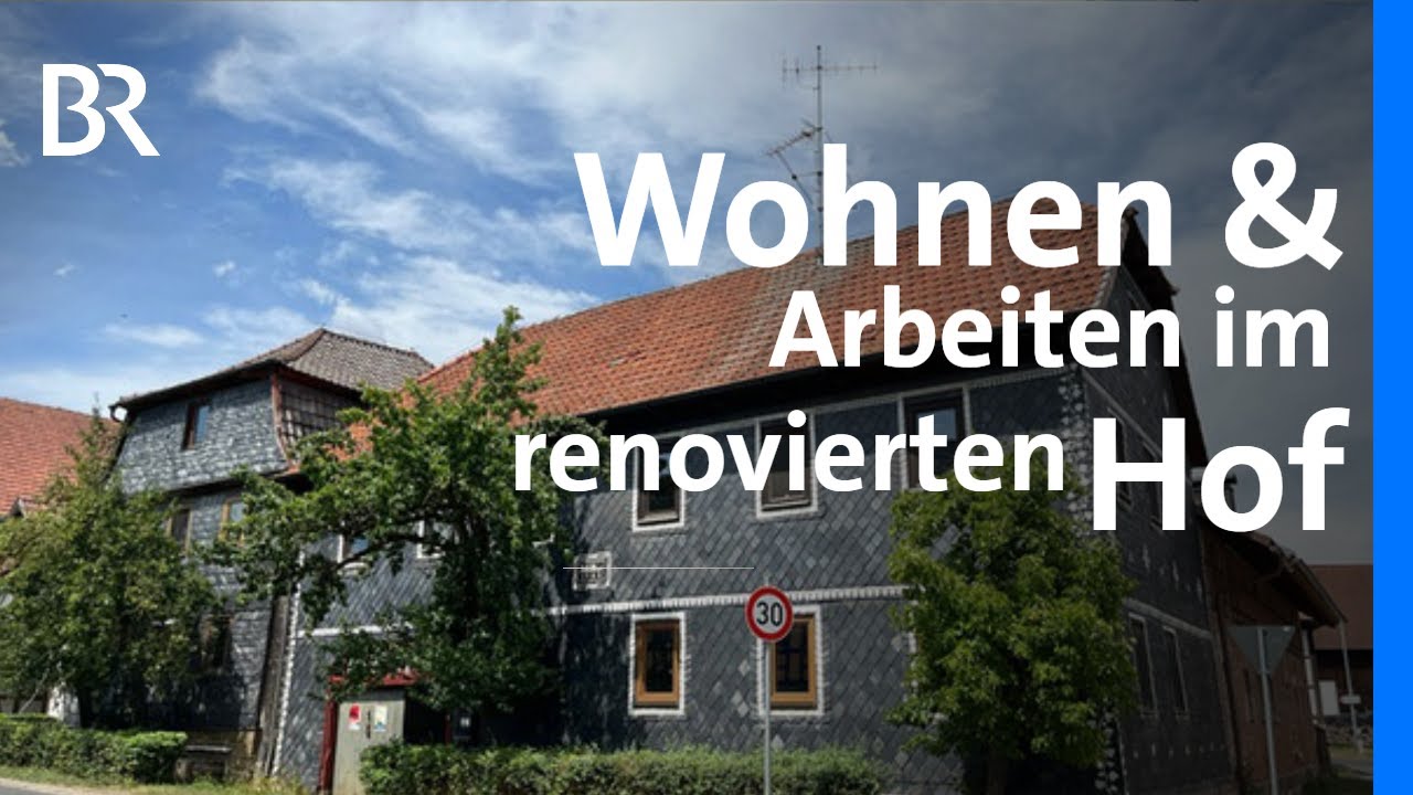 Wohnen & Arbeiten: Ein Vierseithof mit Scheune, umgebaut für Künstler | Traumhäuser | BR