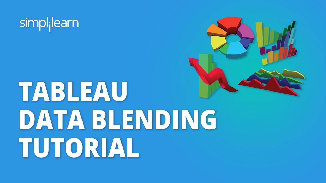 Data Blending in Tableau | Data Blending vs Data Joining in Tableau | Tableau Training | Simplilearn