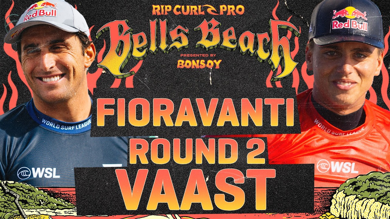 Leonardo Fioravanti vs Kauli Vaast | Rip Curl Pro Bells Beach presented by Bonsoy 2026 Round 2