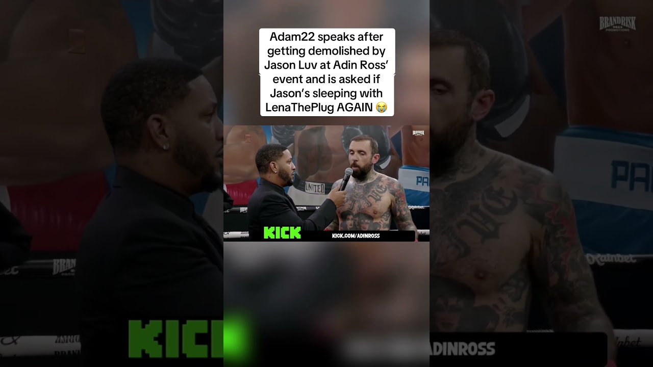 Adam22 speaks after getting demolished 😭 