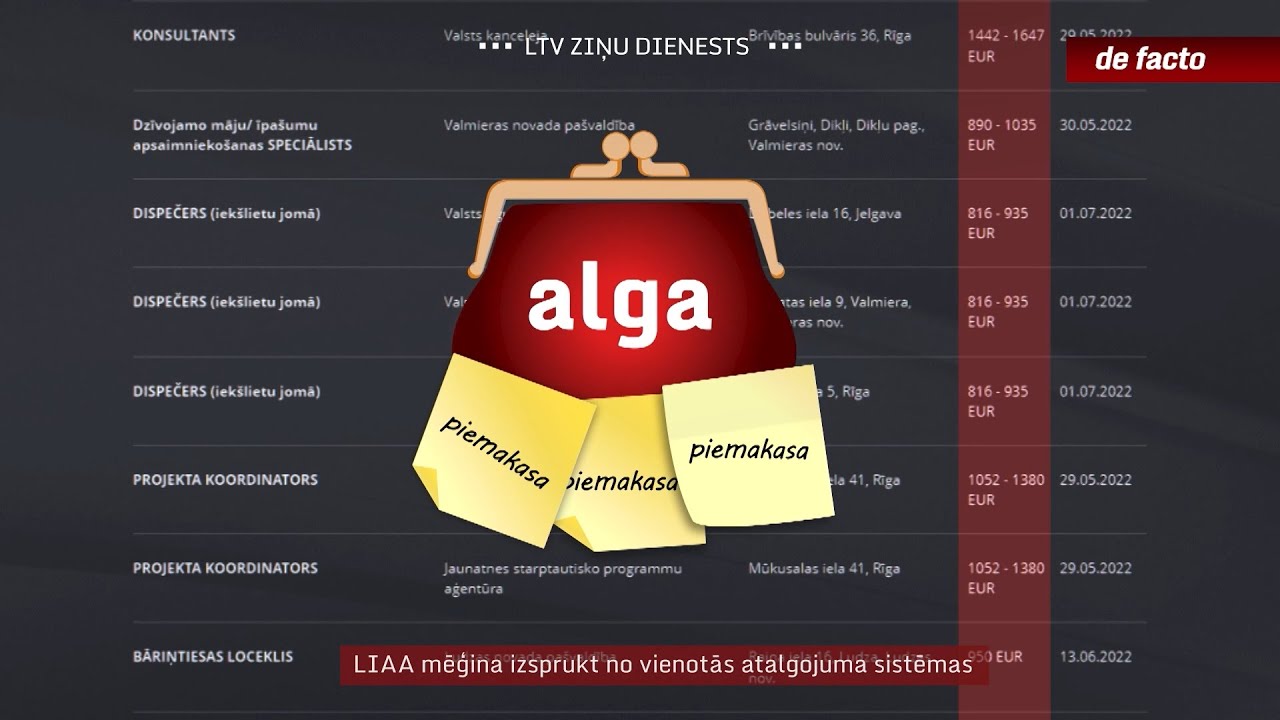 LIAA mēģina izsprukt no vienotās atalgojuma sistēmas