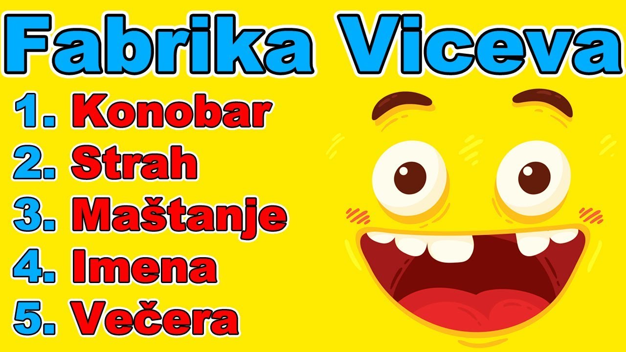 Fabrika Viceva - SUPER MIX 4 | Smeh do suza | Najbolji vicevi | Smešni vicevi | Zabava | Smesno