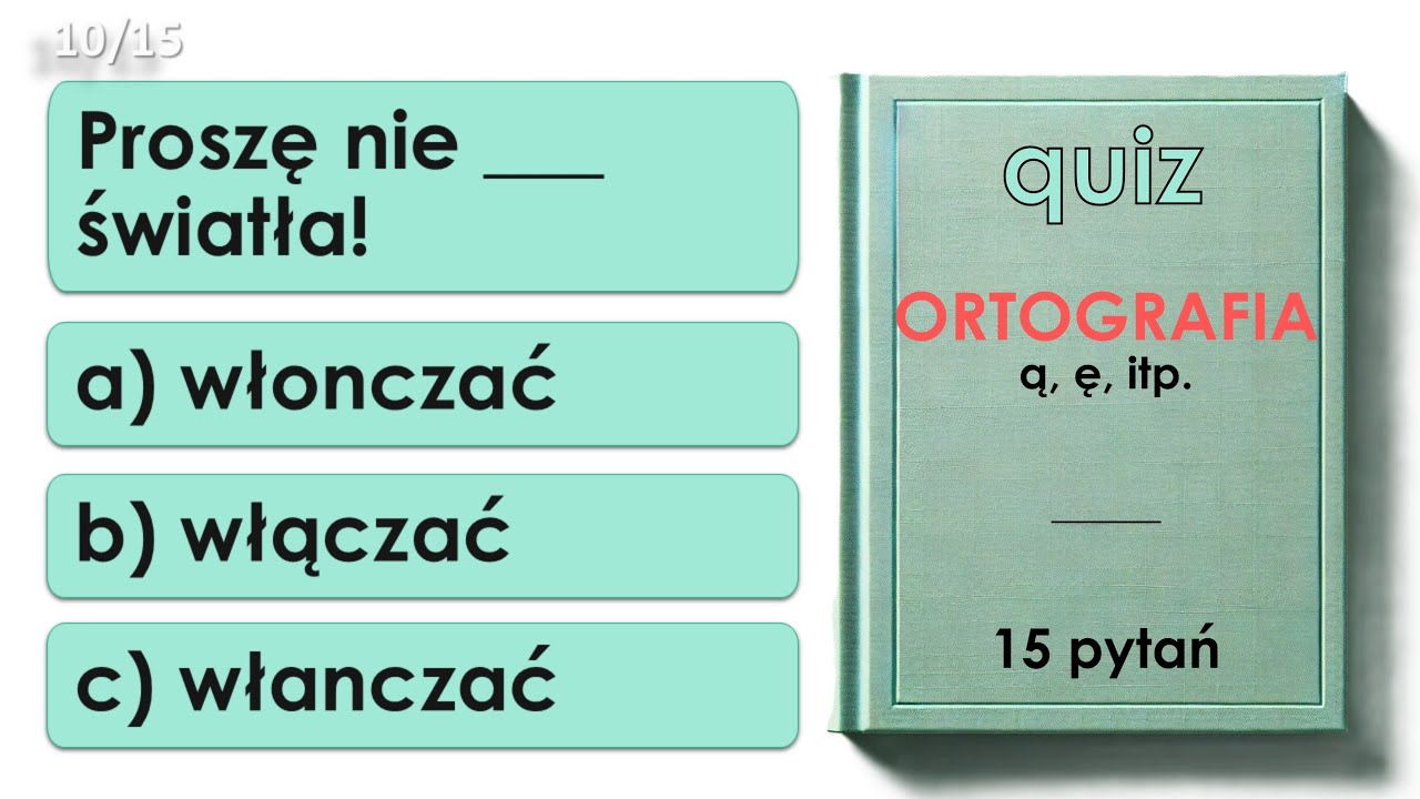 Quiz Ortograficzny z ą i ę &ndash; Sprawdź Swoje Umiejętności!