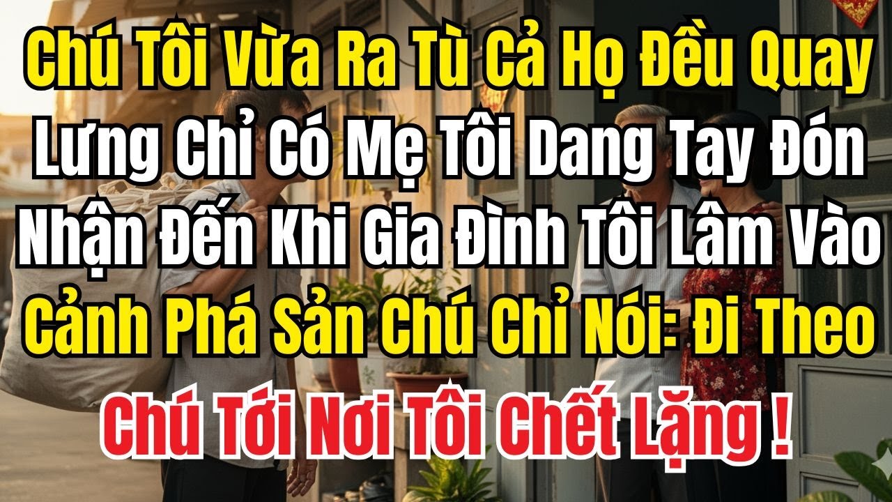Chú Tôi Vừa Ra Tù Cả Họ Đều Quay Lưng Chỉ Có Mẹ Tôi Dang Tay Đón Nhận Đến Khi Gia Đình Tôi Lâm Vào..
