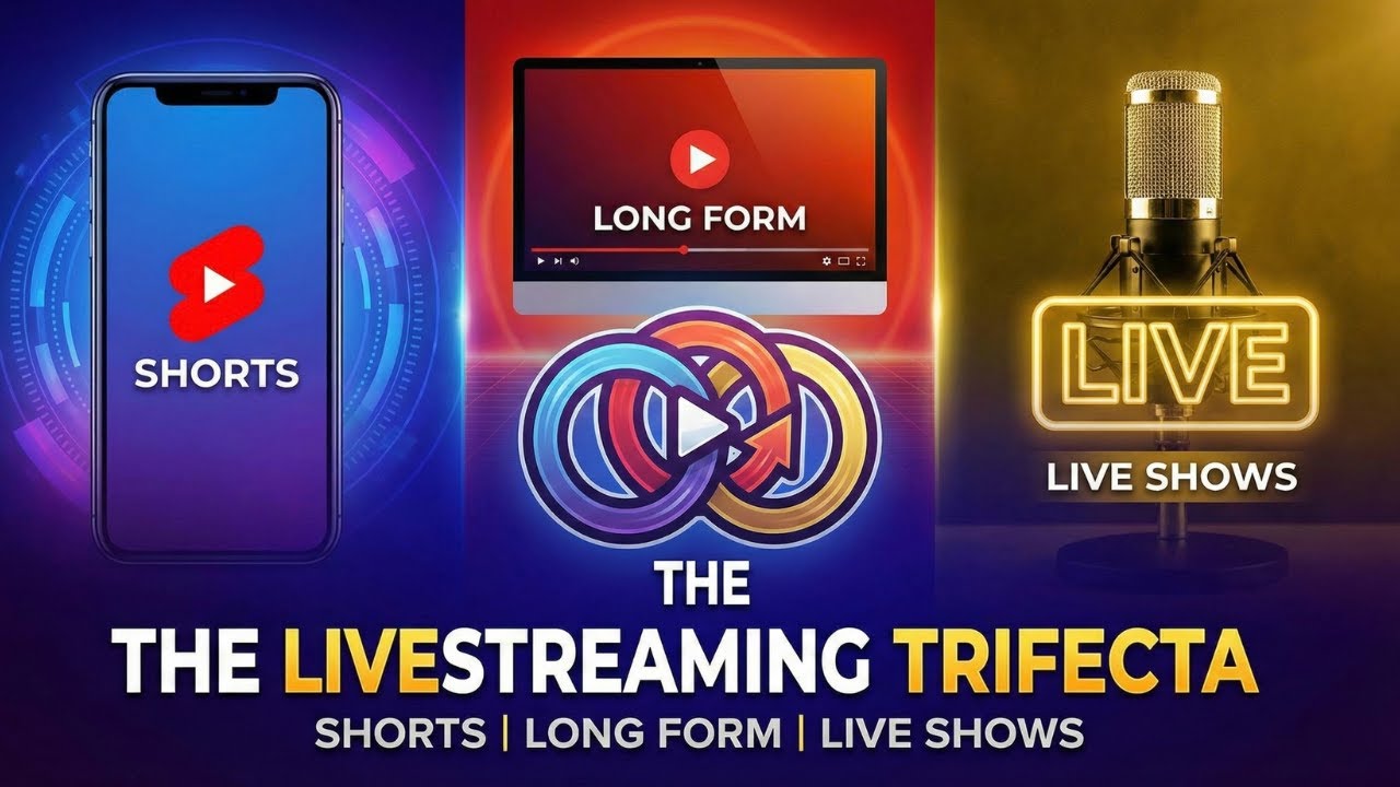 The Livestreaming Trifecta: Shorts, Long Form, and Live Shows