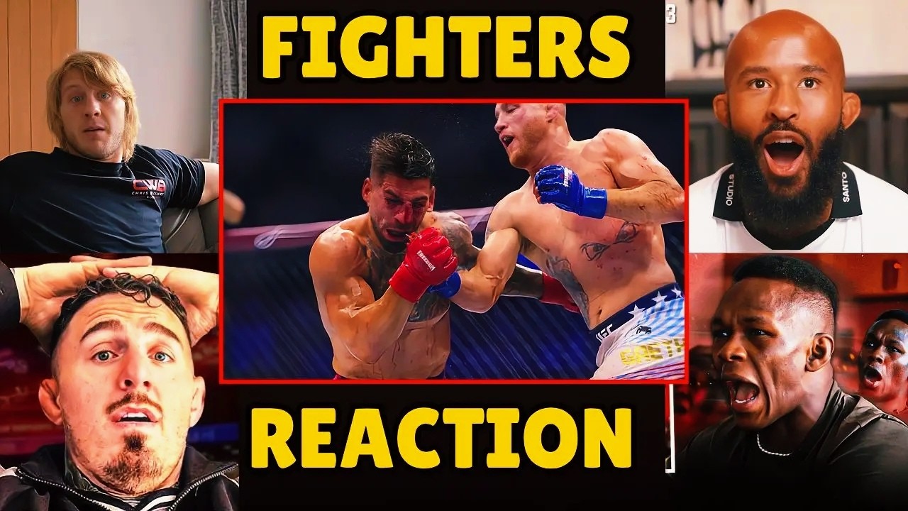Реакция бойцов UFC на бой Илии Топурии против Джастина Гейтджи | Самая большая сенсация в истории...