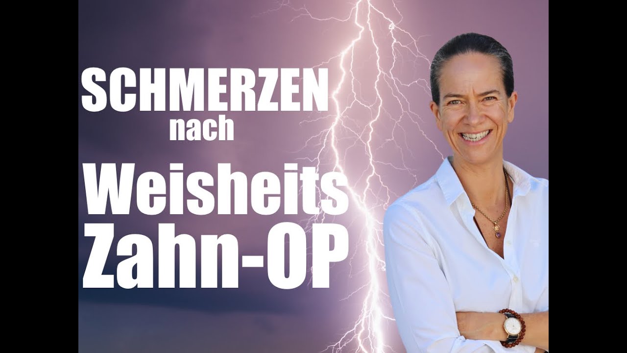 SCHMERZEN nach WEISHEITSZAHN-OP: was ist NORMAL?