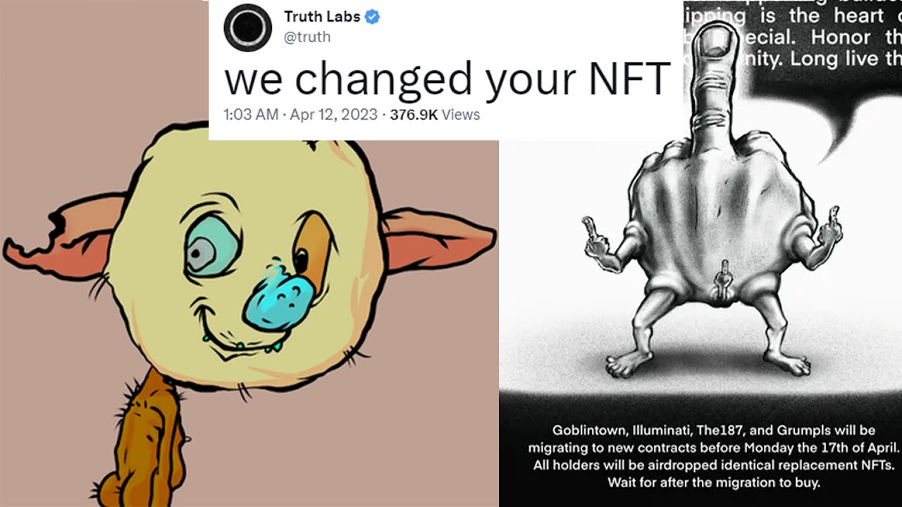 Компания nft меняет nft людей на средний палец.
