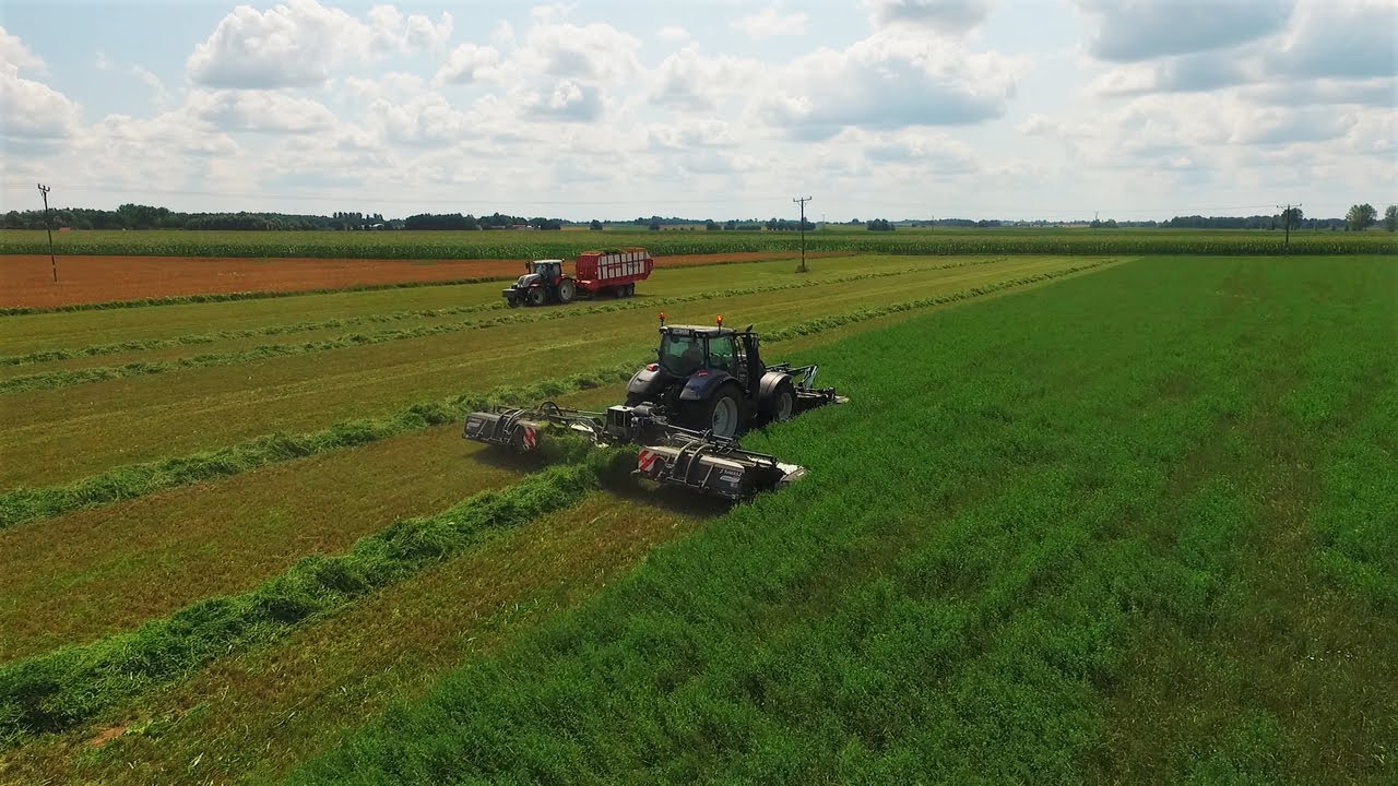 GR. KRASZEWSCY Zbiór traw na dużą skalę! Pottinger Jumbo 7220!