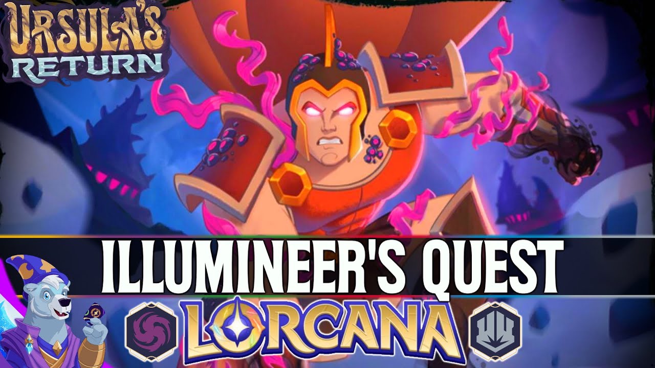 Lorcana's Illumineer Quest - The Sea Witch is going DOWN! 🟣⚪ [Disney Lorcana Gameplay]