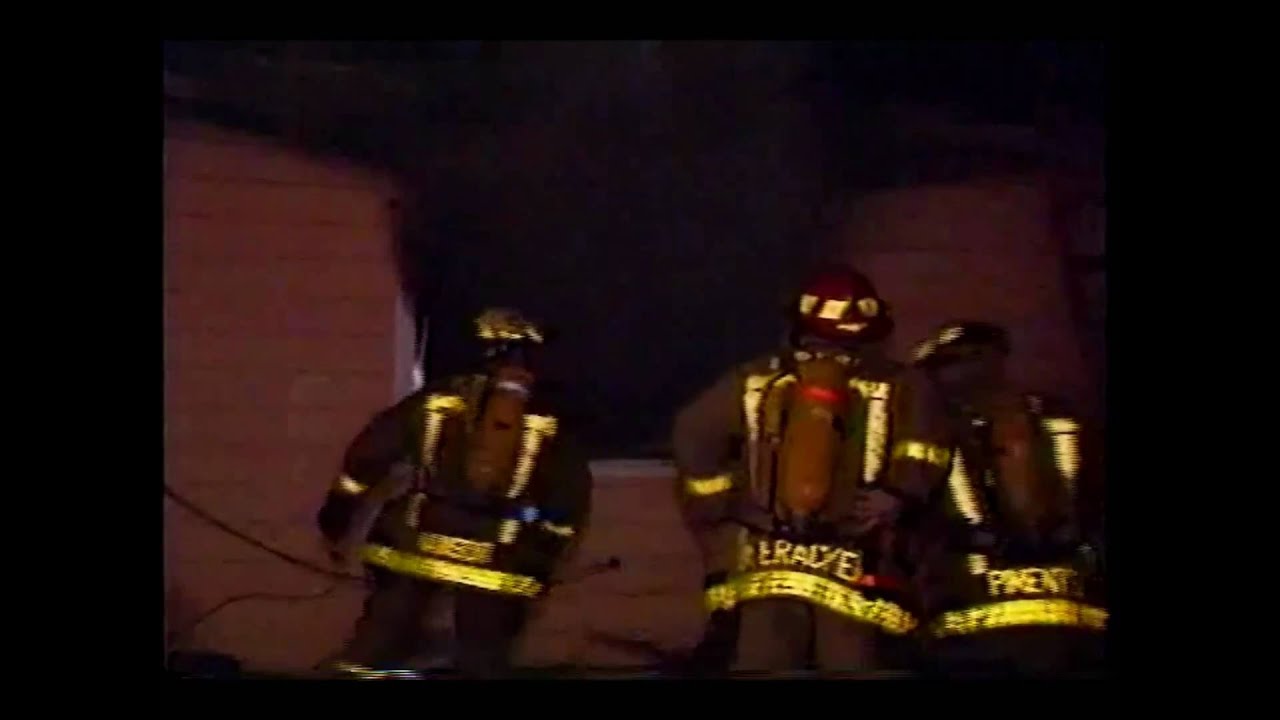 Menlo Park Firefighters at Station 2 Circa 1992 .wmv