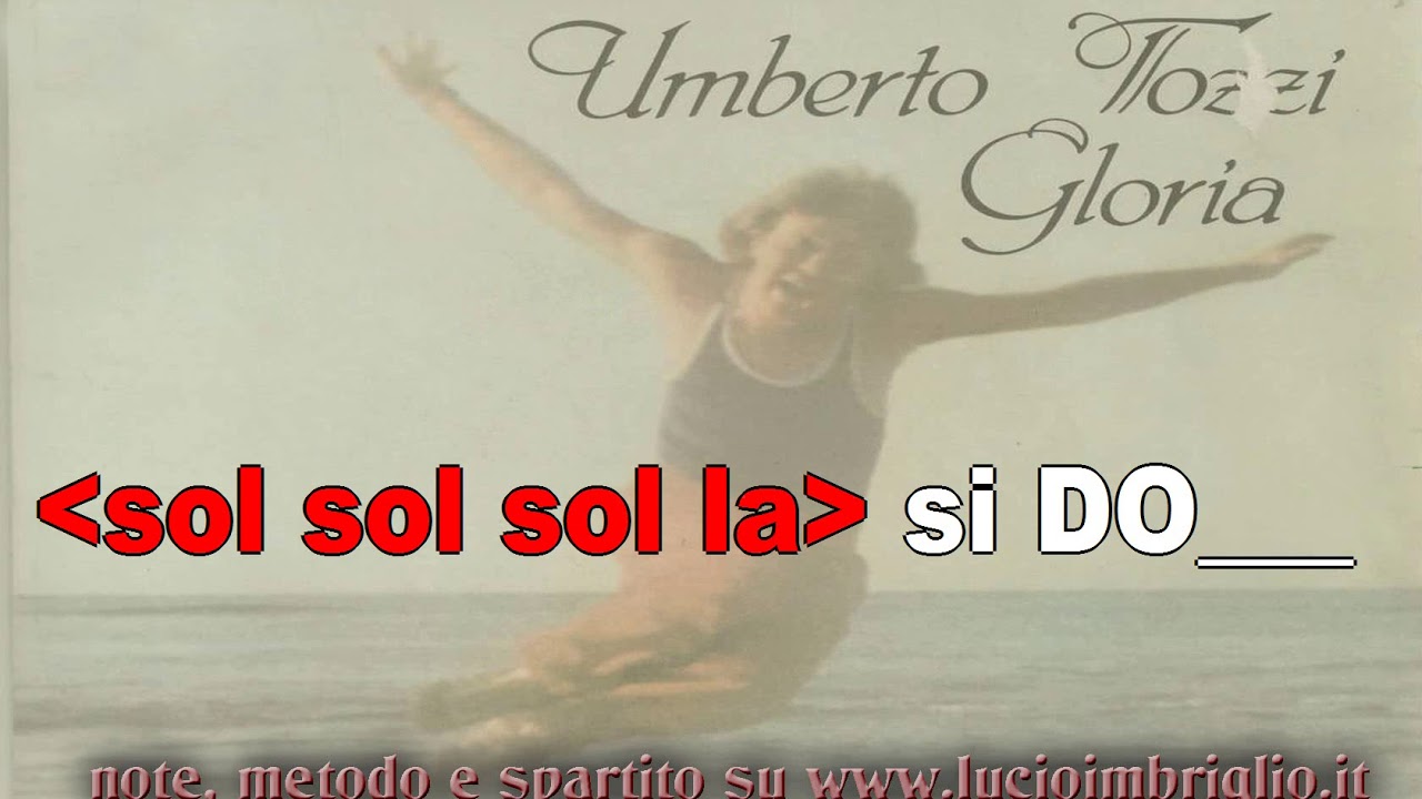 Gloria (Tozzi) - Karaoke notazionale