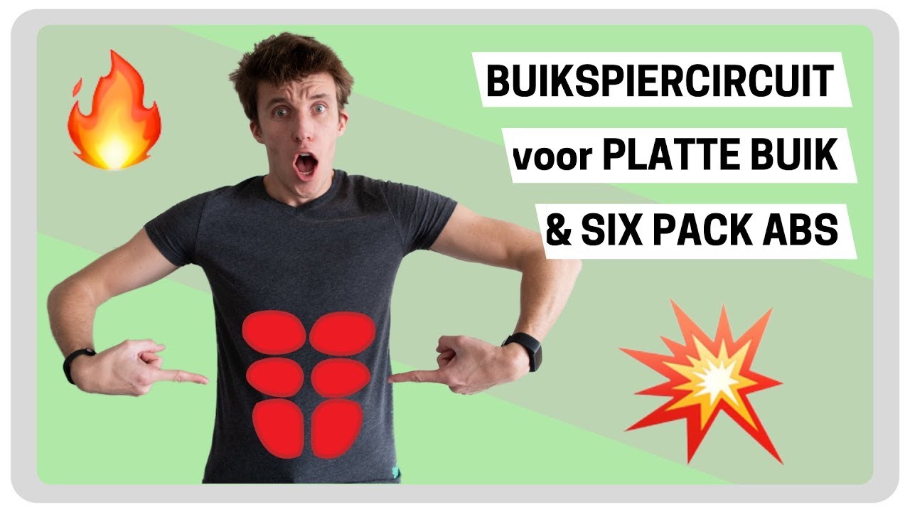 BUIKSPIERCIRCUIT voor platte buik en sixpack abs