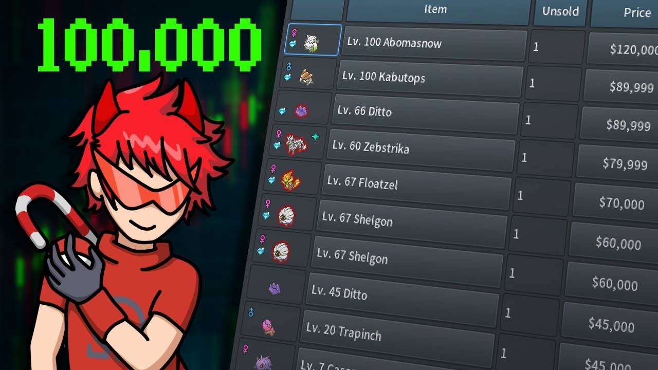 How To GTL Snipe in PokeMMO with 100k