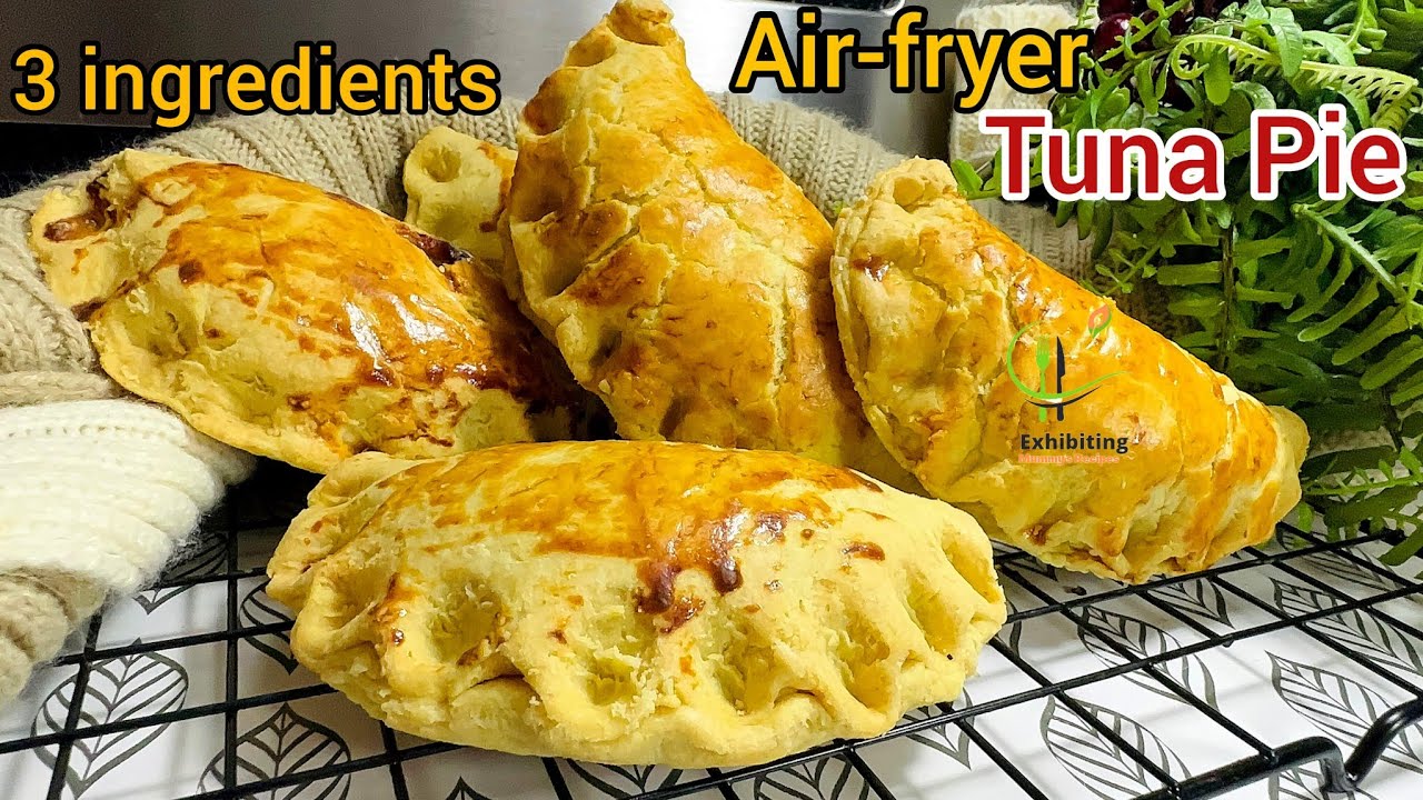 как приготовить мясной пирог в аэрофритюрнице / идеальный пирог с тунцом в аэрофритюрнице / рецеп...