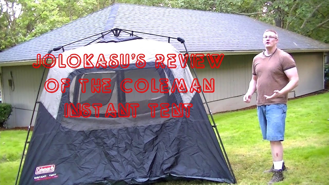 The Coleman Instant Tent Part 1