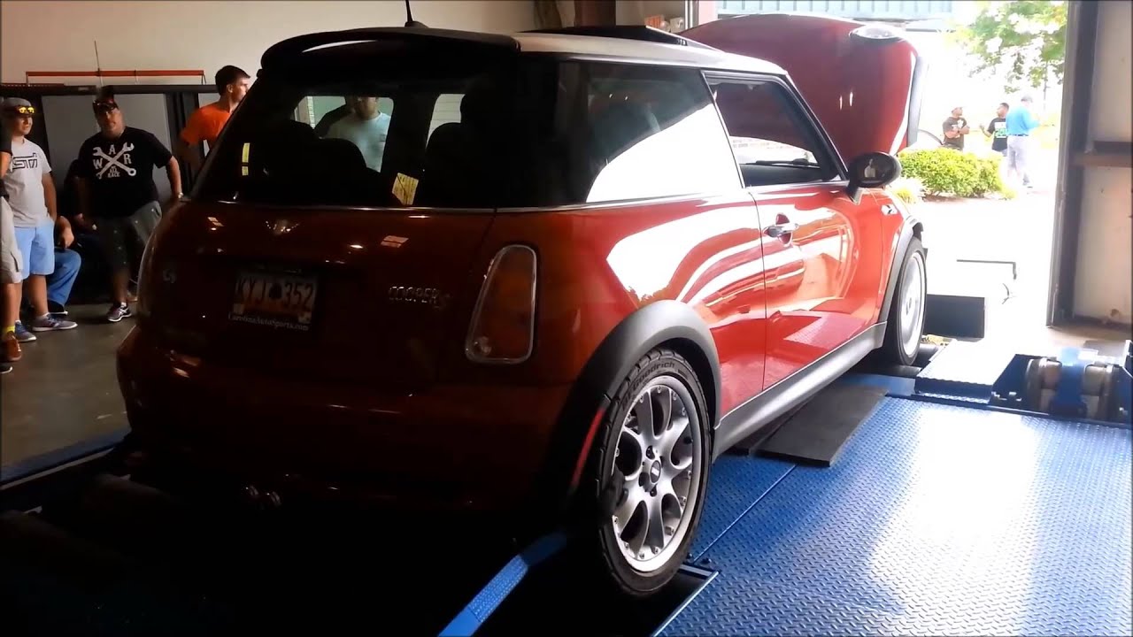 Stock R53 2006 Mini Cooper S dyno pull