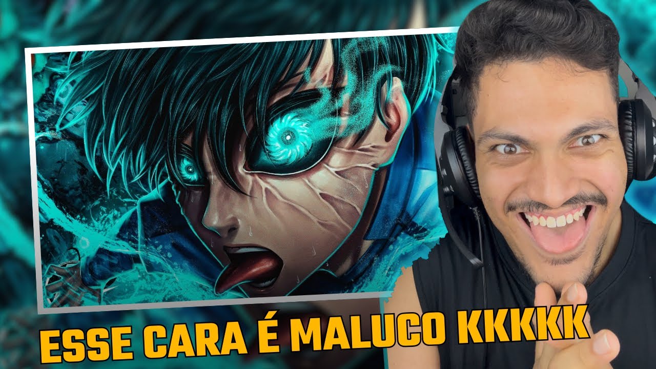 (QUE PERSONAGEM MALUCO KKKKKK) DÃO REAGE: Itoshi Rin (Blue Lock) | ABSOLUTA DESTRUIÇÃO | AniRap