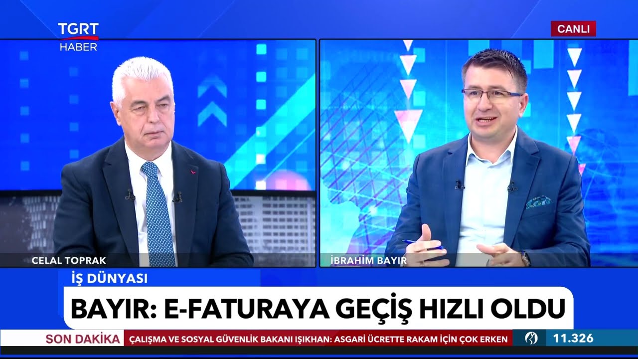 BirFatura CEO'su İbrahim Bayır TGRT Haber'de: Dijital Fatura ve E-Dönüşümün Geleceği