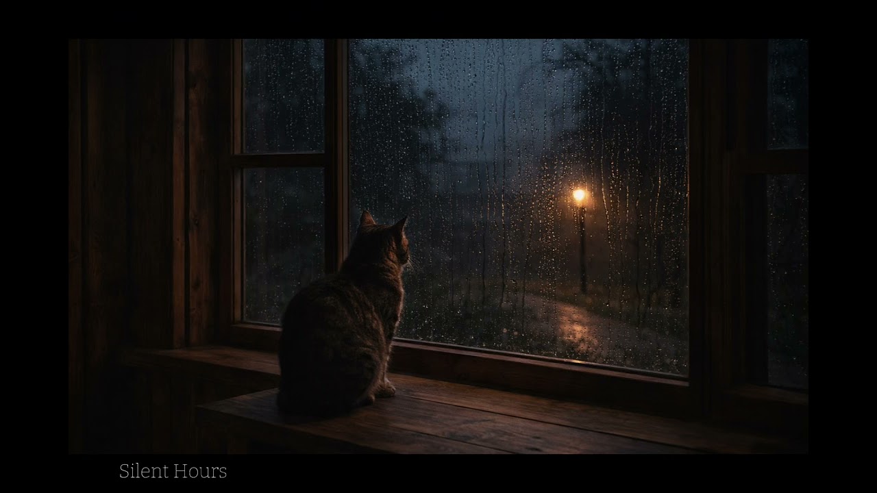 Heavy Rain Sounds for Sleep | Cozy Night Ambience (No Talking)