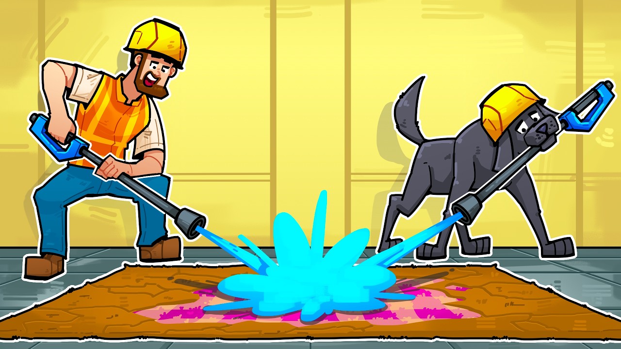 This is NOT what I expected from a carpet cleaning sim!