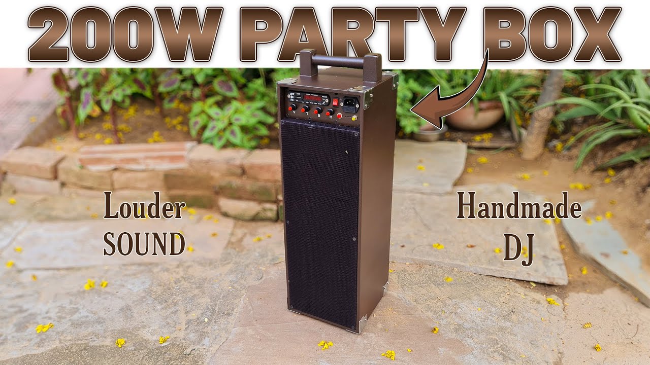 200watt Stereo Speaker Build | Mini Dj For Home, OutDoor Party