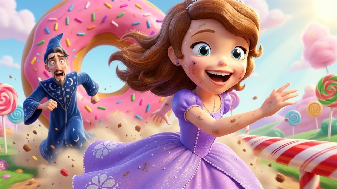 Sofia in Candy Land! 🍭🍬 A Sweet Magic Spell Gone Wrong | Sofia the First Animation