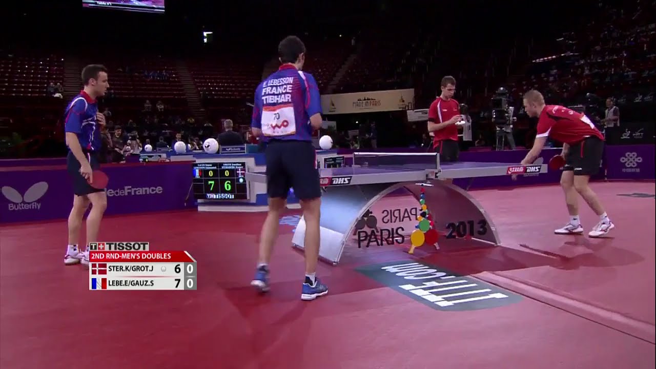 GROTH  - STERNBERG DEN vs GAUZY - LEBESSON FRA - WTTC 2013 Paris [HD][Full Match]