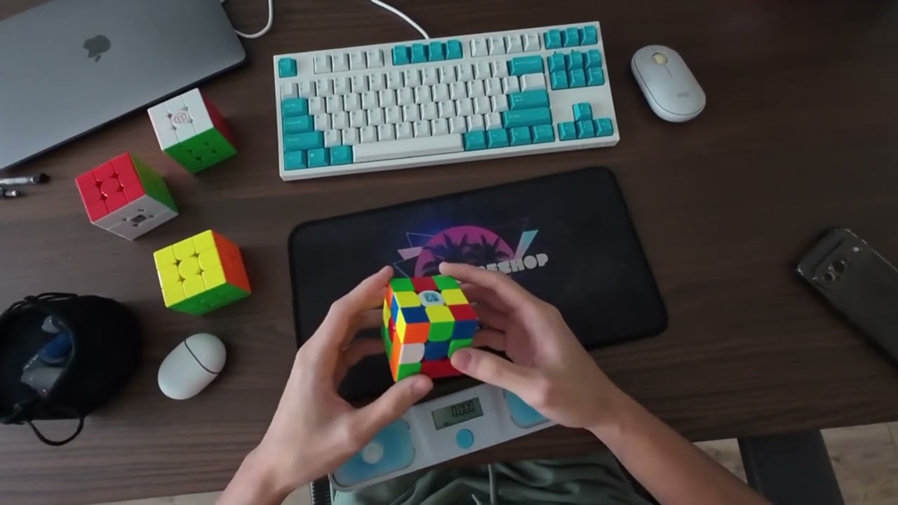 pov: you only practiced 3x3 but your oh improved too (7.86 oh ao5)