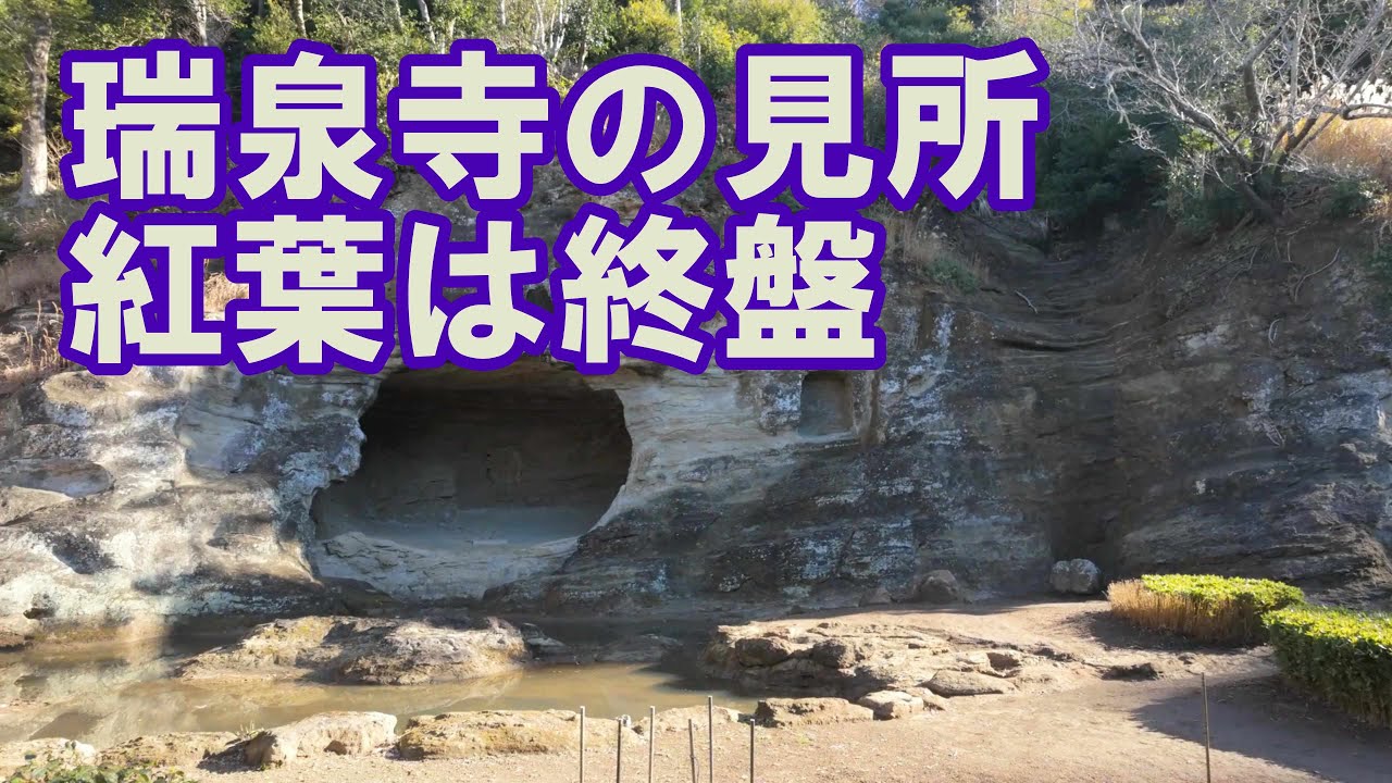 瑞泉寺の解説　紅葉は終盤　(鎌倉市二階堂)