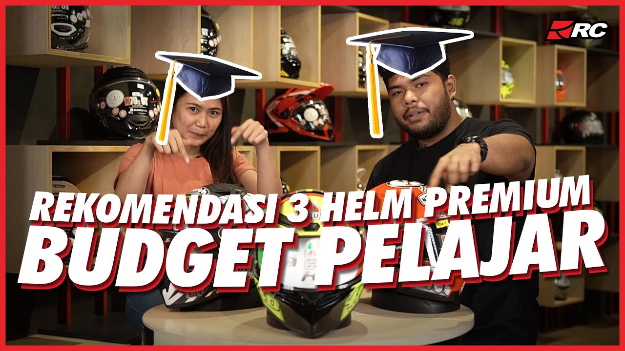 3 Helm Full Face Premium Budget Pelajar! - RC Recommendation -