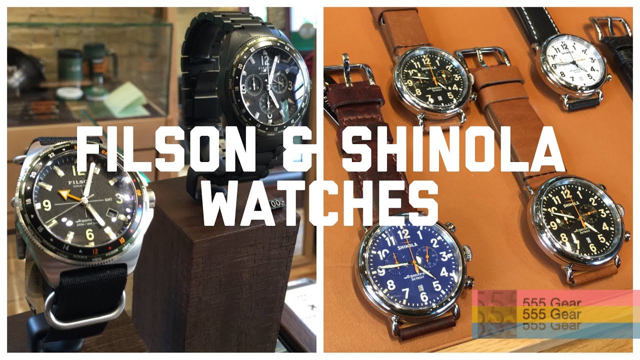 Shinola and Filson Watches First Impressions: 