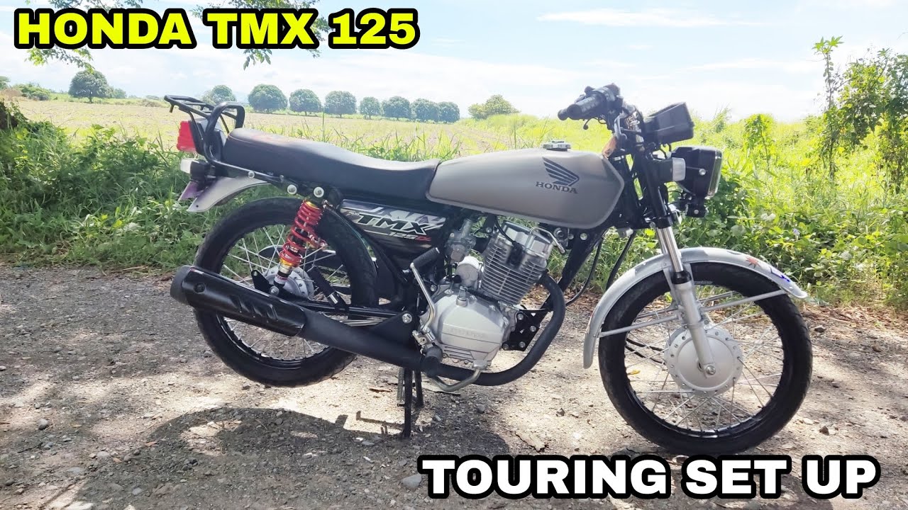 HONDA TMX ALPHA 125 REVIEW - Touring Set Up - With Mini Driving Light