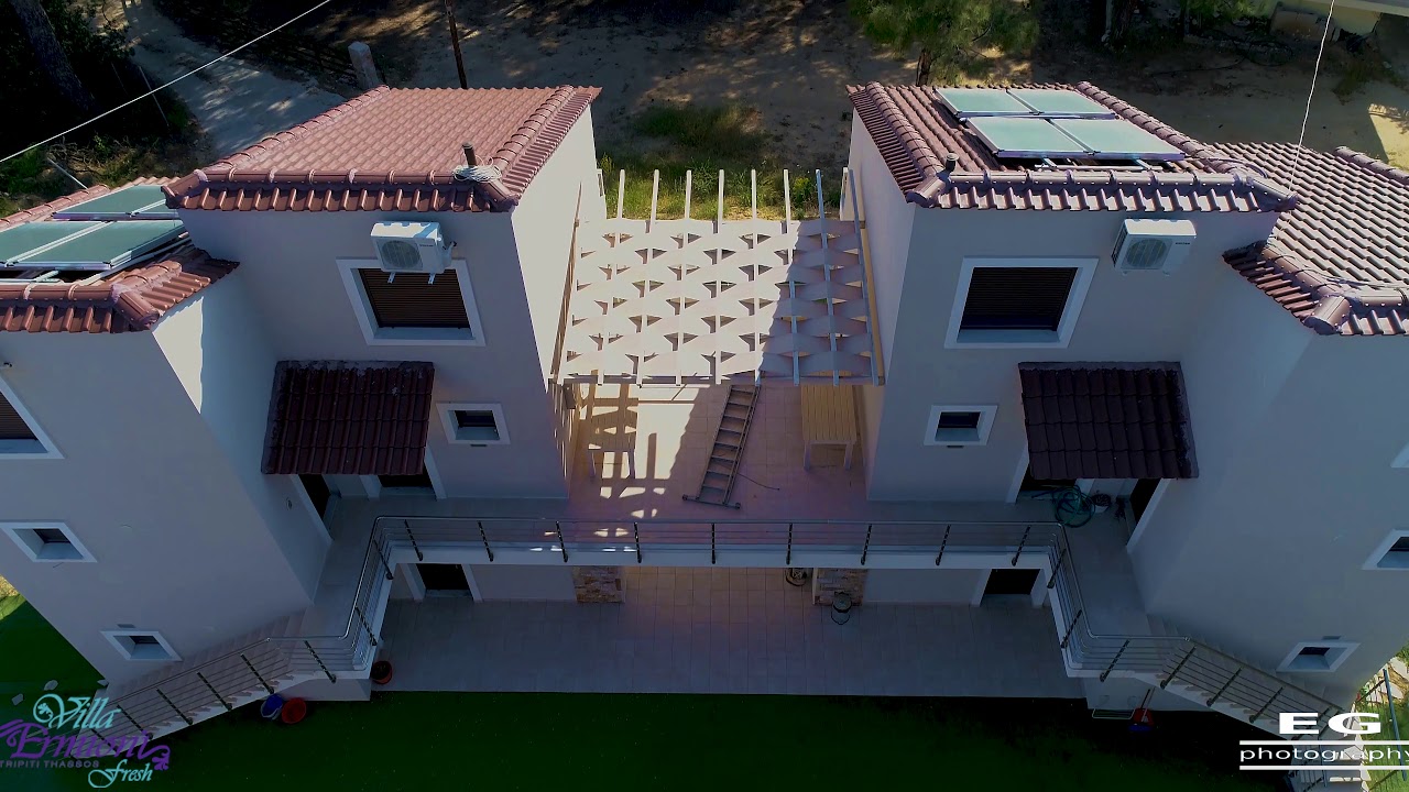 4K Trypiti Beach/Villa Ermioni Fresh, Thasos (Greece)/4K Плаж Трипити, Вила Ермиони Фреш Тасос