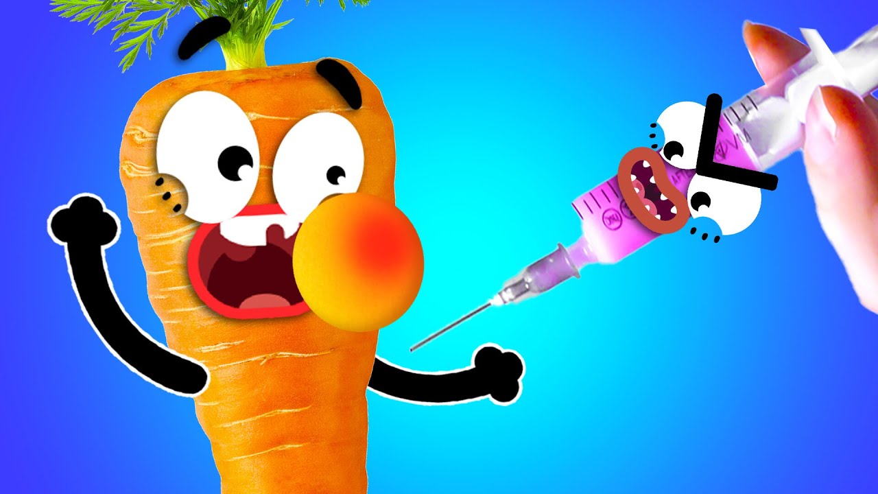 Auch!Doodles VS Doctor | The Secret Life of Food! Clumsy Doodles Embarrassing Moments by Doodland